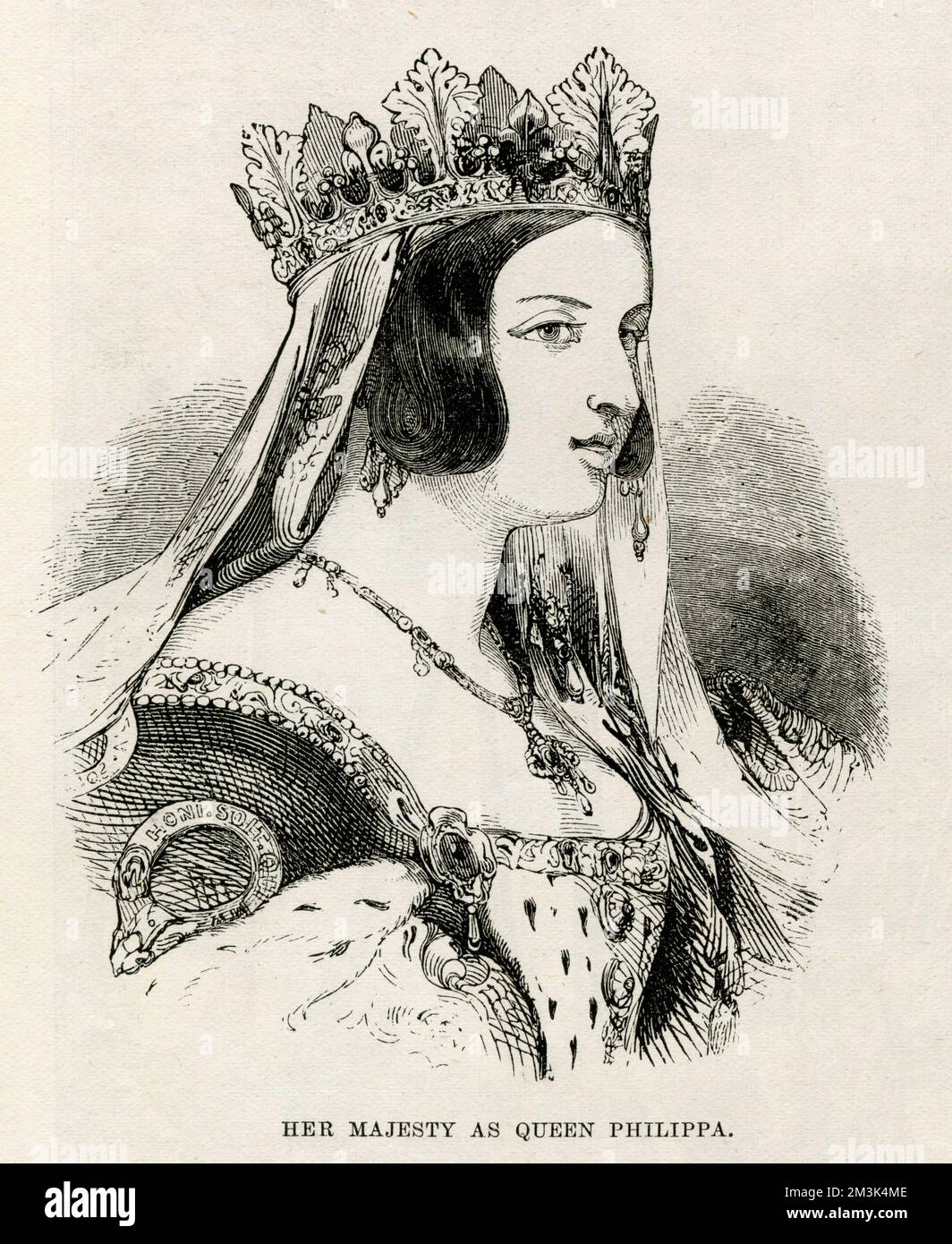 Reine Victoria, bal habillé fantaisie, 1842 Banque D'Images