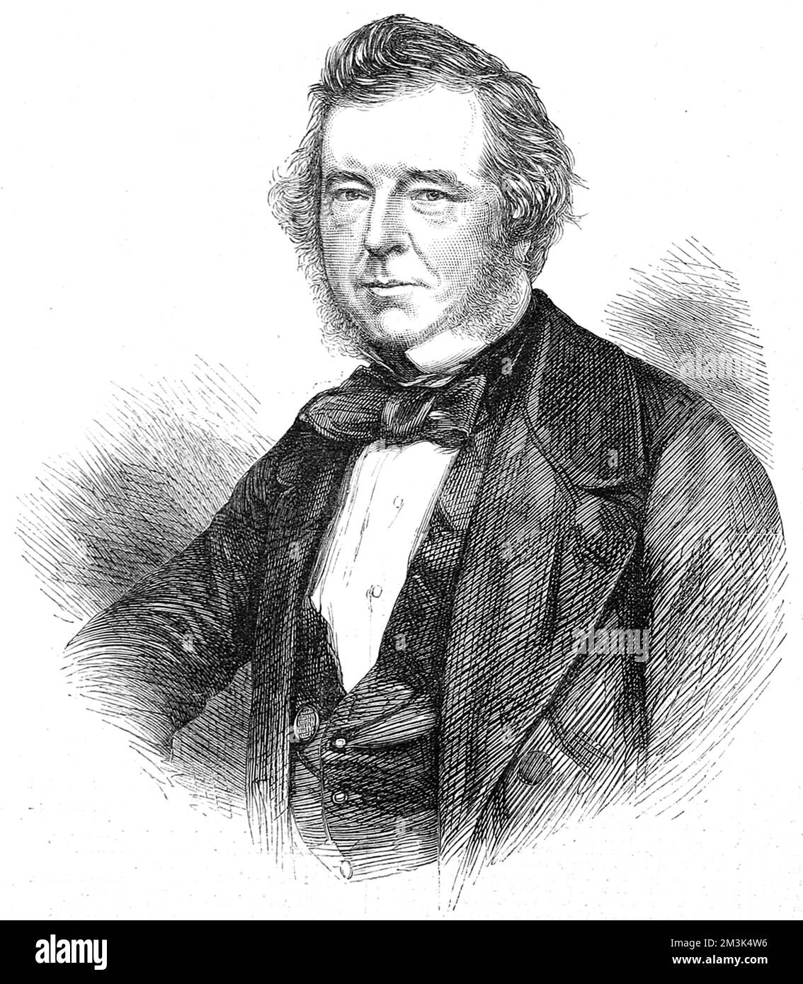 Samuel Lover (1797 - 1868), romancier, artiste et musicien irlandais. Banque D'Images