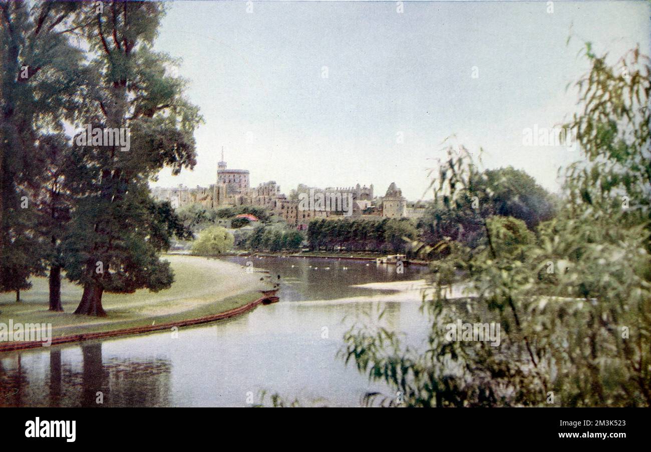 Château de Windsor, Berkshire 1935 Banque D'Images