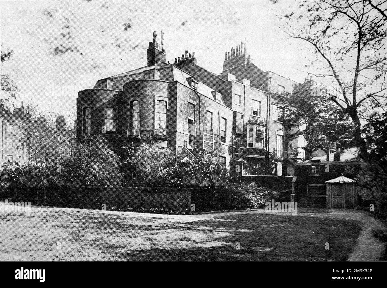 Devonshire Terrace, Londres 1897 Banque D'Images