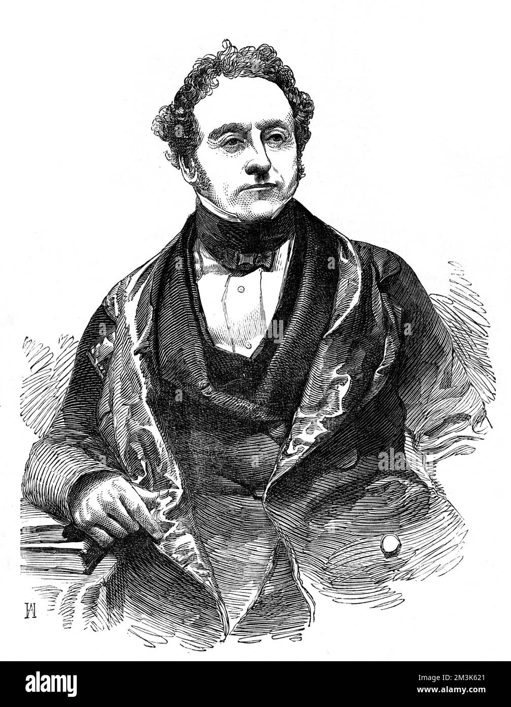 Sir Charles Barry R.A. (1795 - 1860), architecte anglais. 1852 Banque D'Images