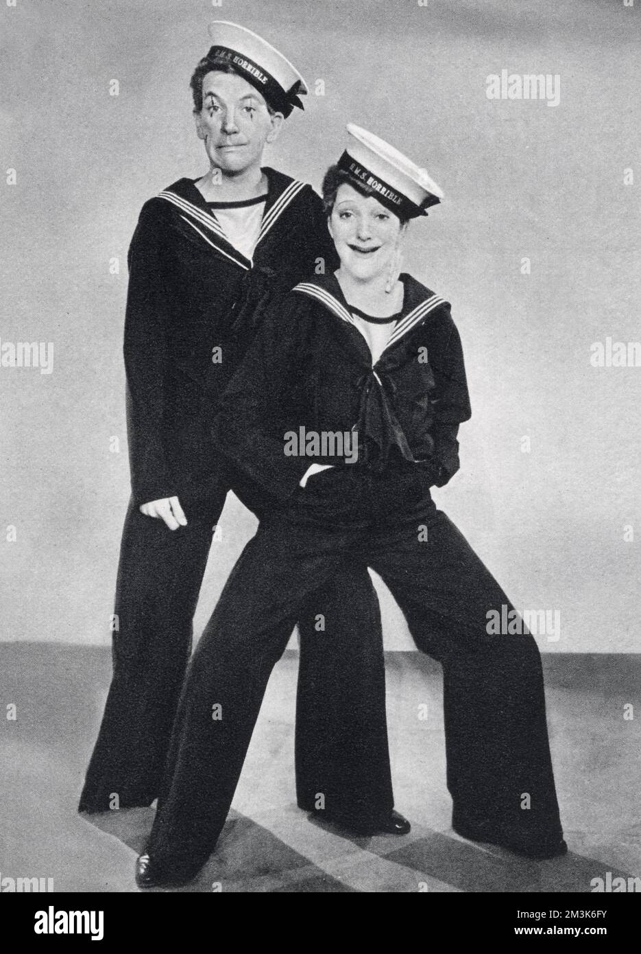 Noel Coward et Gertrude Lawrence dans la pièce 'est-ce que quelqu'un a vu notre navire?', dans 