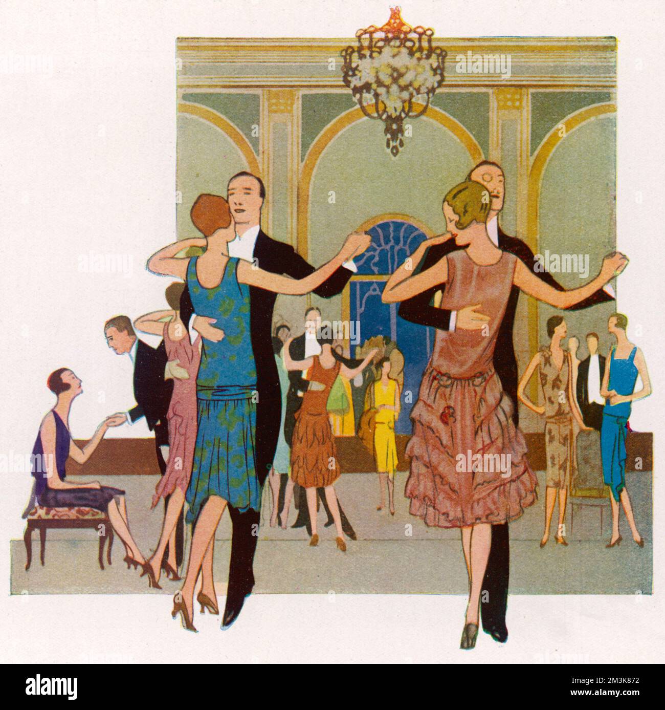 Illustration de mode pour la sphère 1927 Banque D'Images