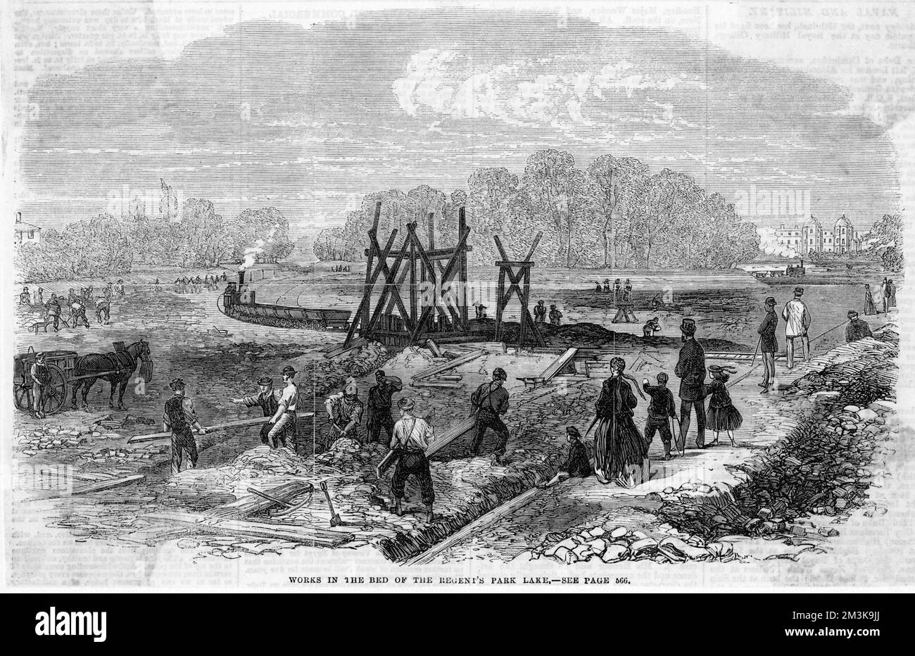 Regent's Park Lake Banque D'Images