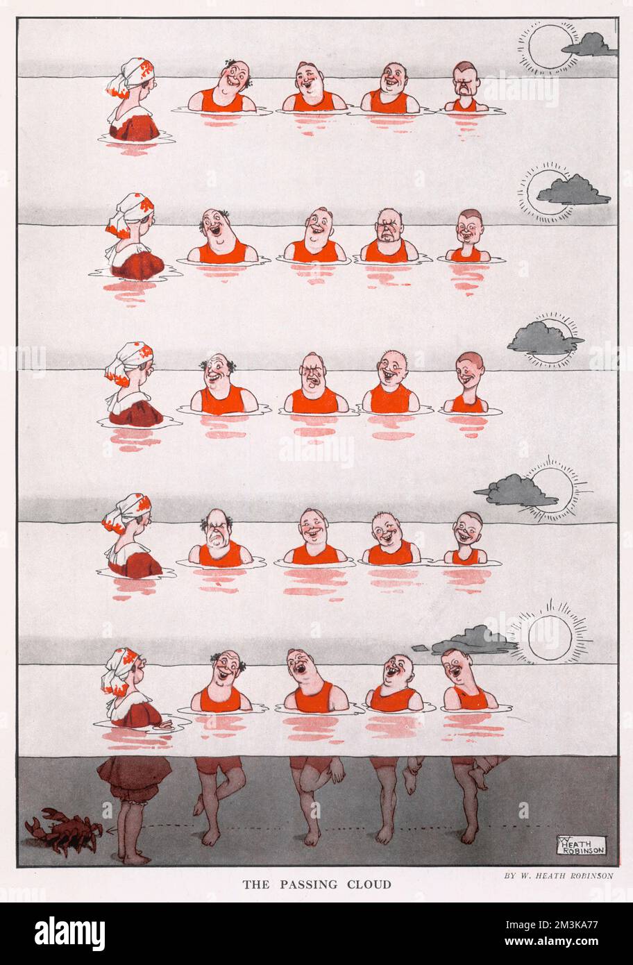 Le nuage qui passe Banque D'Images