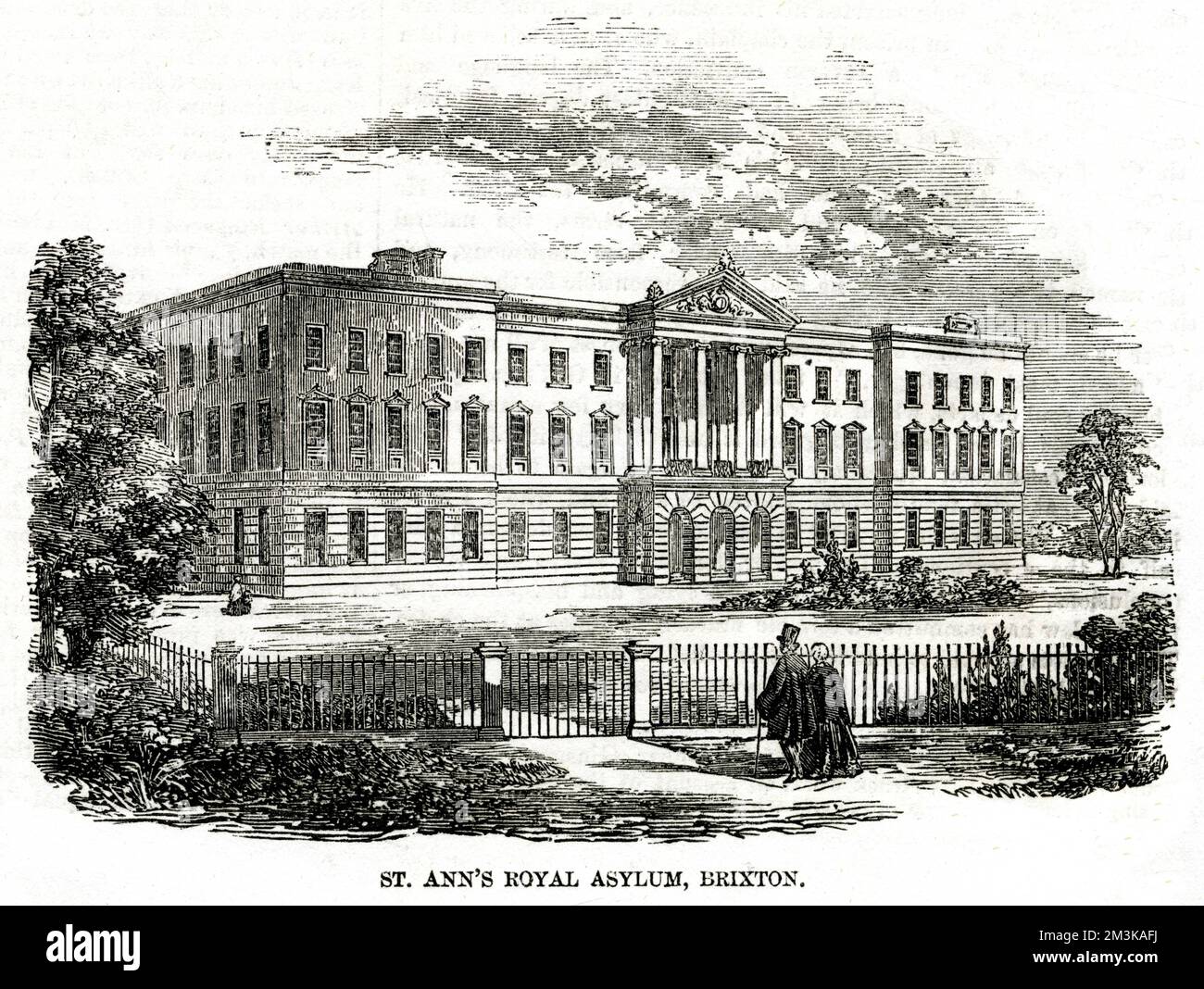 Ann's Royal Asylum, Brixton 1857 Banque D'Images