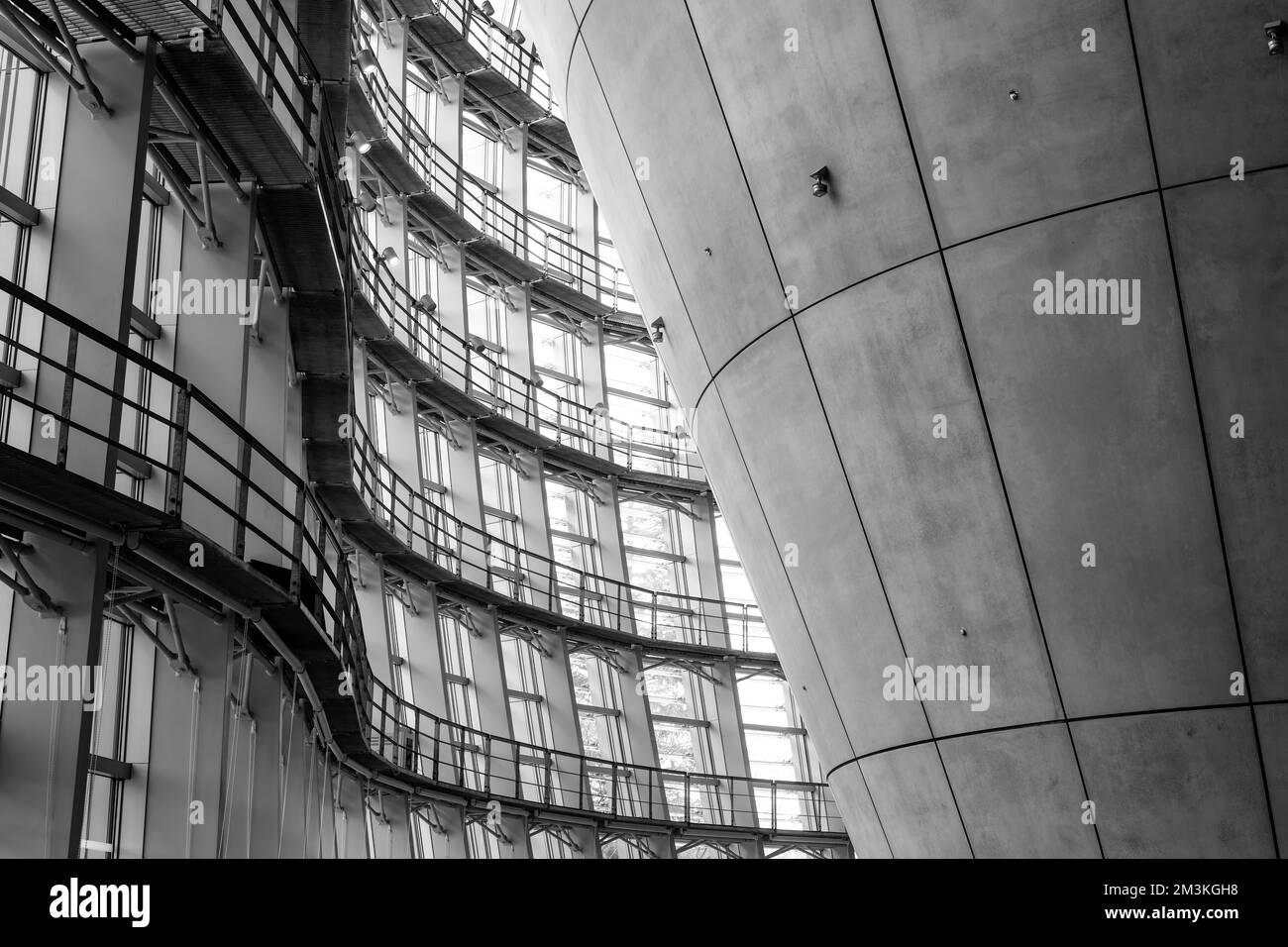 L'architecture du Centre national d'art de Tokyo, conçu par Kisho Kurokawa Banque D'Images