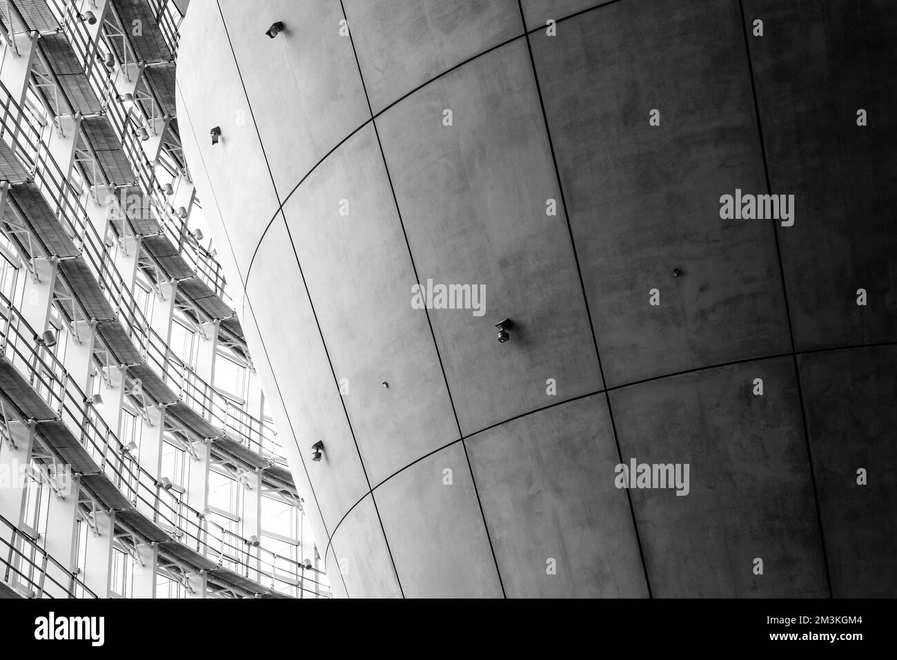 L'architecture du Centre national d'art de Tokyo, conçu par Kisho Kurokawa Banque D'Images