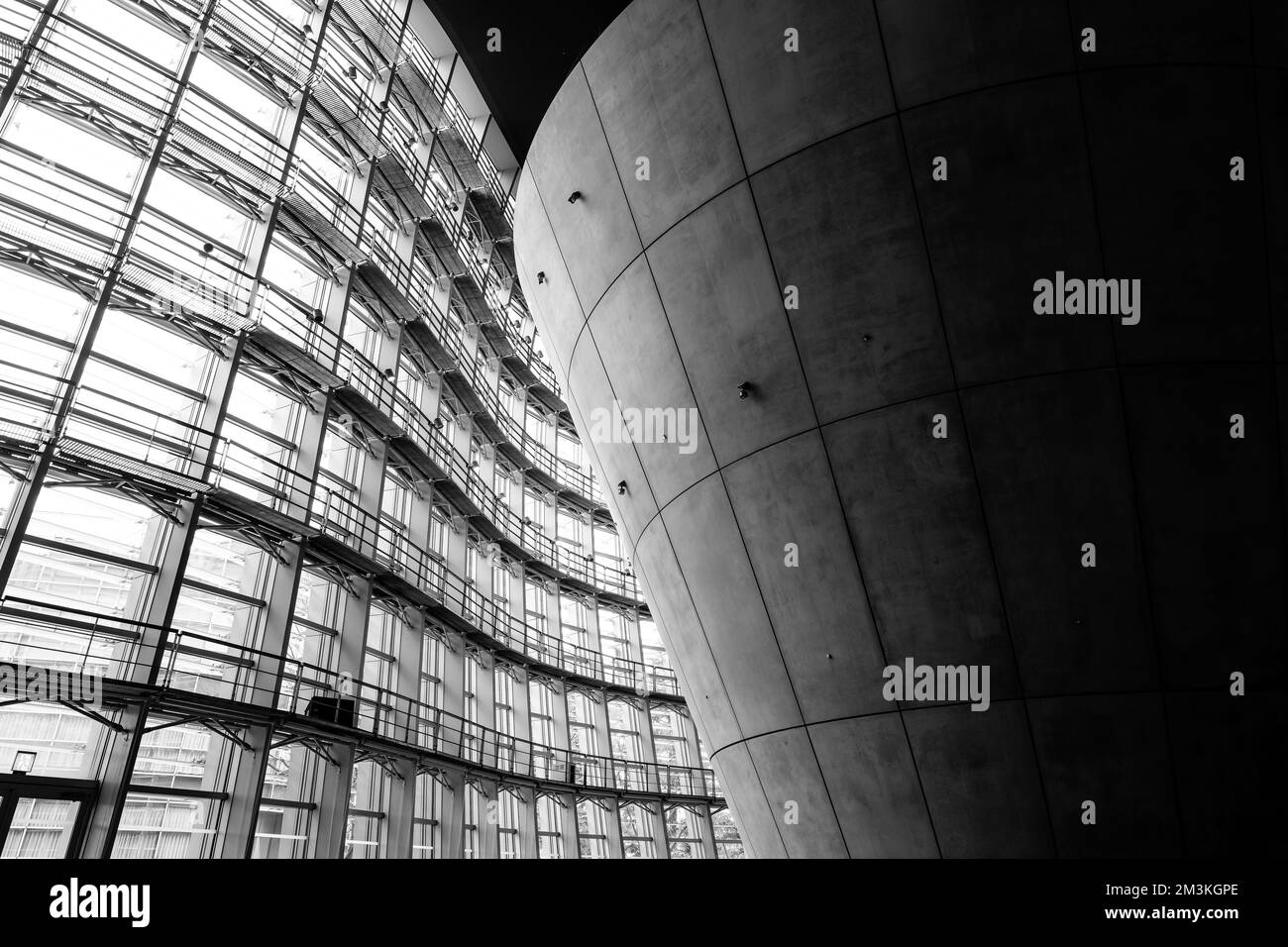 L'architecture du Centre national d'art de Tokyo, conçu par Kisho Kurokawa Banque D'Images