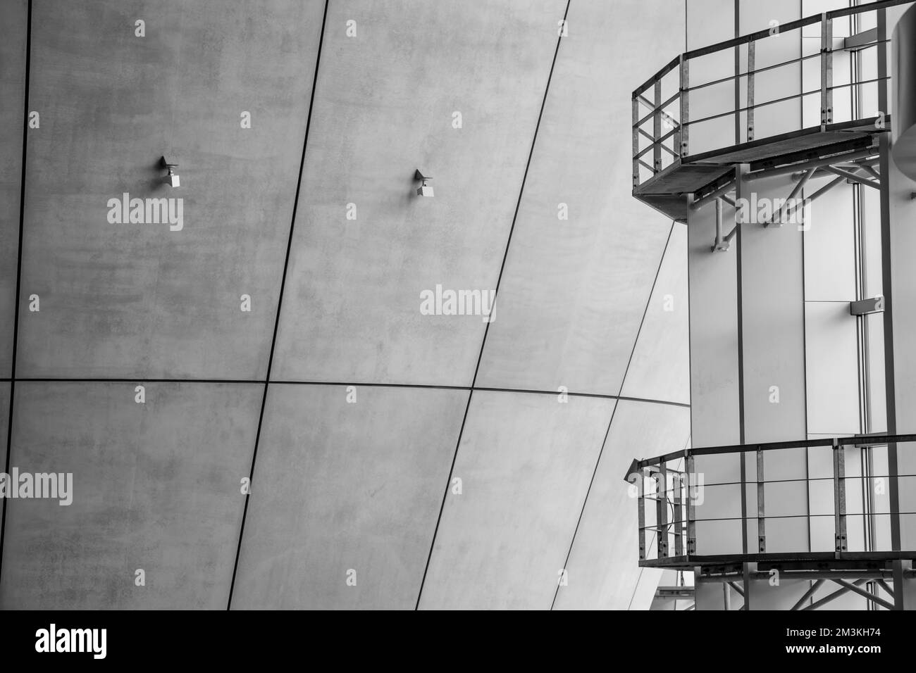 L'architecture du Centre national d'art de Tokyo, conçu par Kisho Kurokawa Banque D'Images