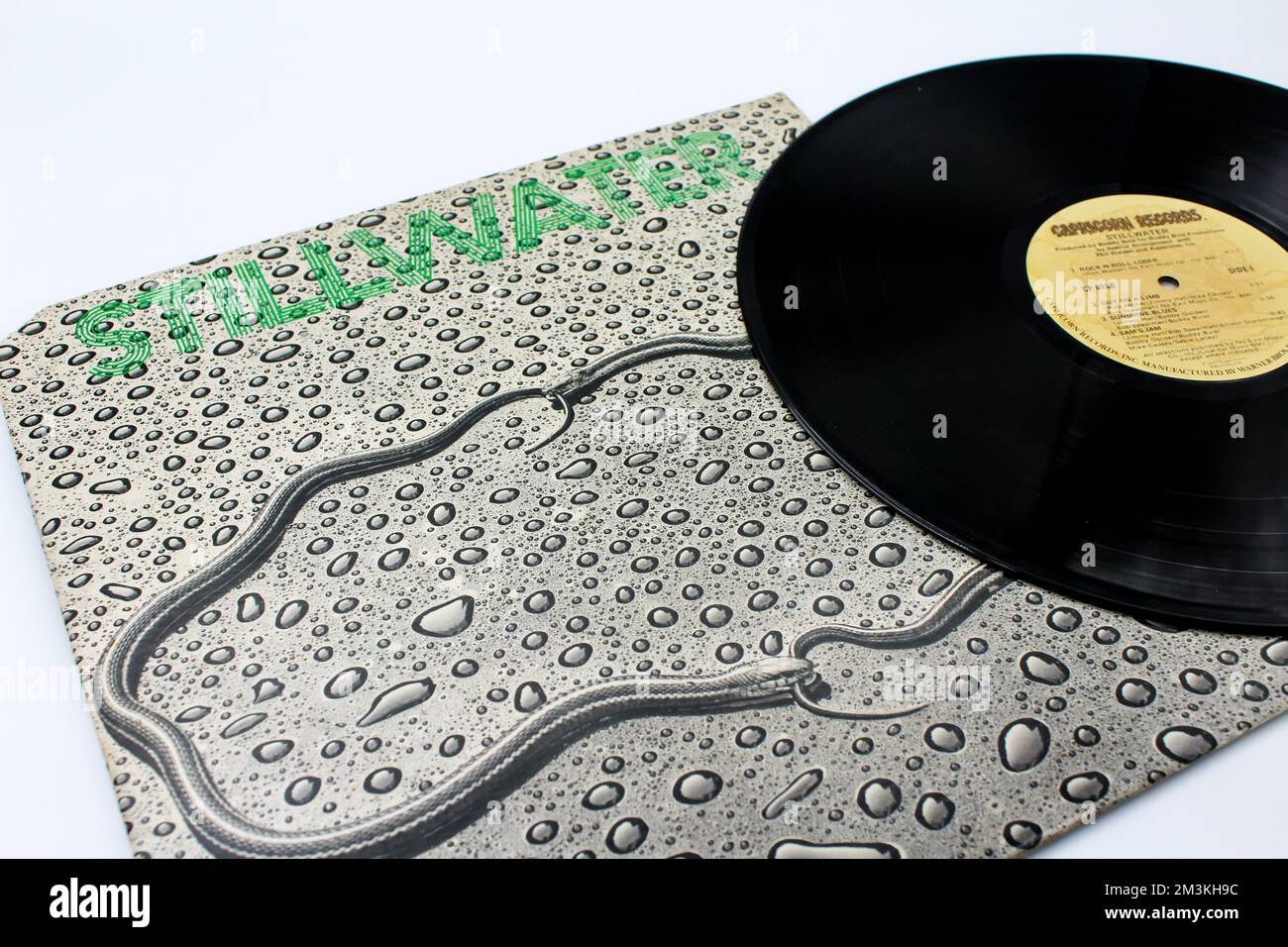 Groupe rocheuse sud américaine, formé en 1973 en Géorgie, Stillwater. Couverture de l'album sur vinyle LP. Banque D'Images