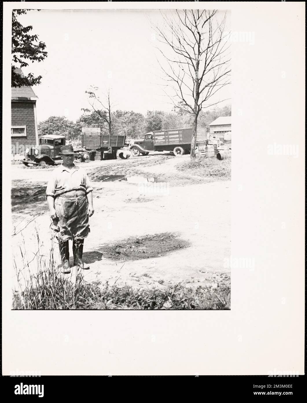 Piggery M. Waley South Central Section , Pig Houses. Photographies du premier district naval Banque D'Images