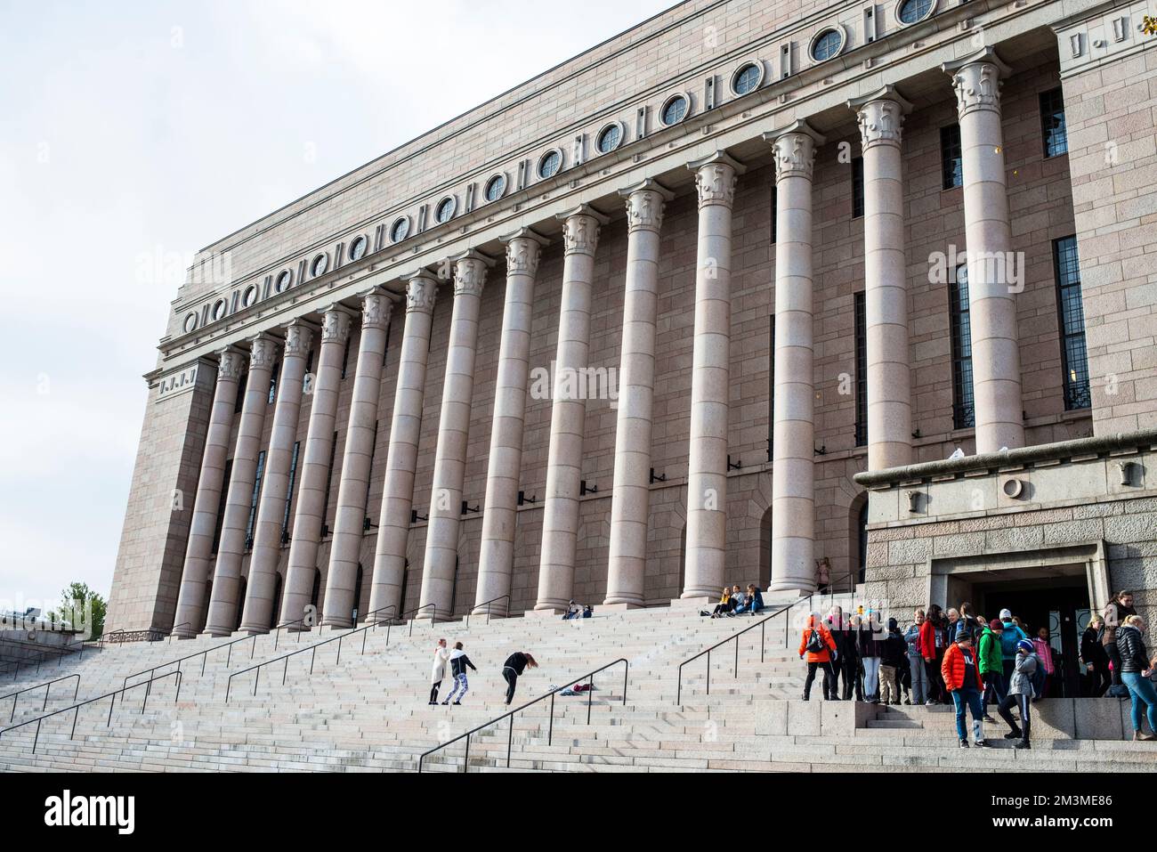 Parlement, Helsinki Banque D'Images
