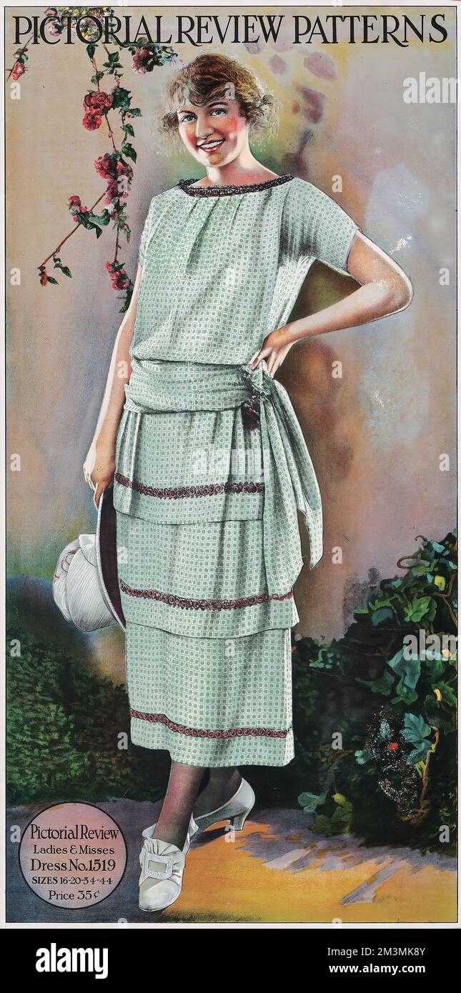 Images de revue de modèles (revue d'images, fin 1910s) affiche de mode Banque D'Images