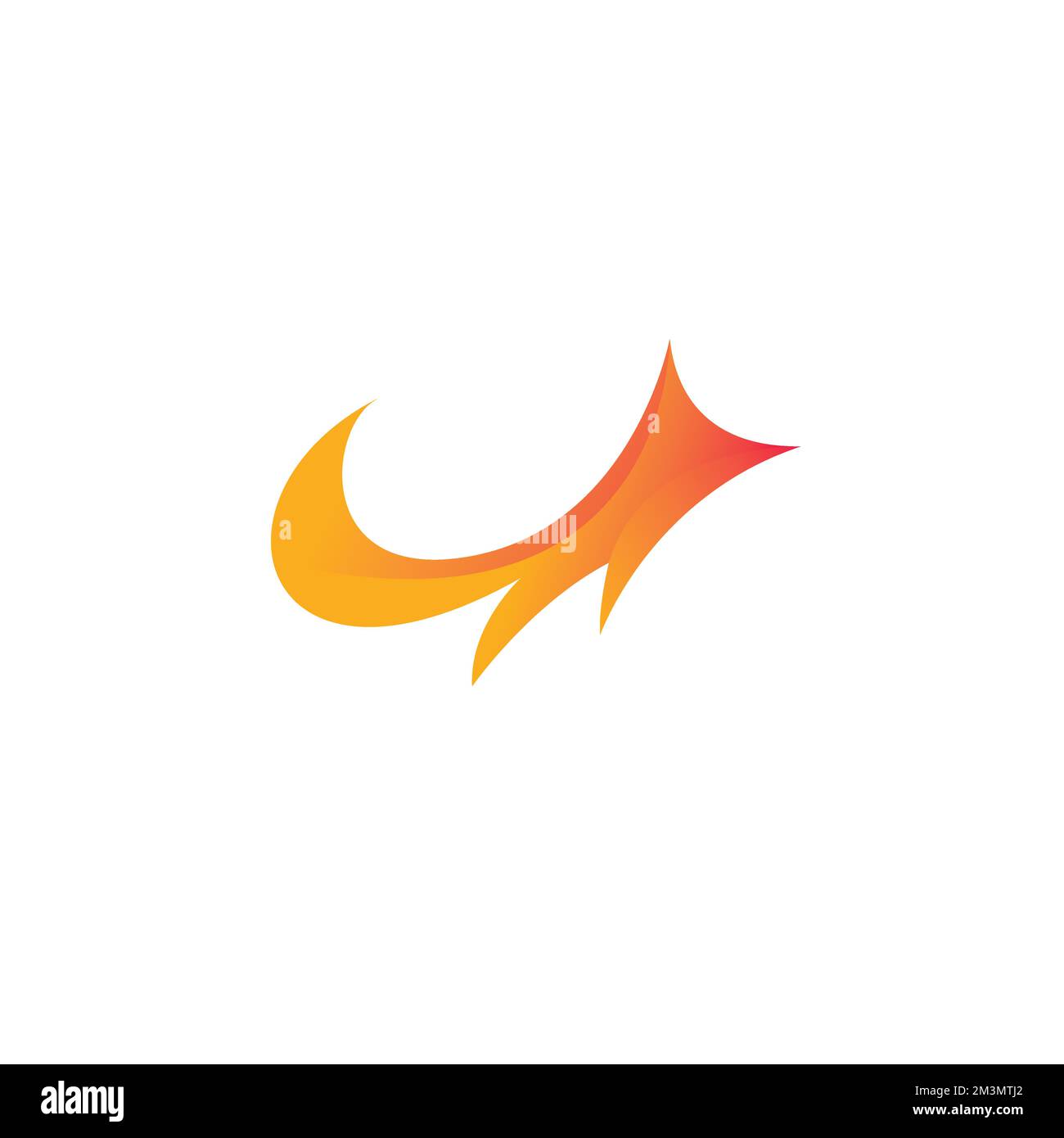 Modèle de logo créatif Awesome Jump Fox. Icône Fox Illustration de Vecteur