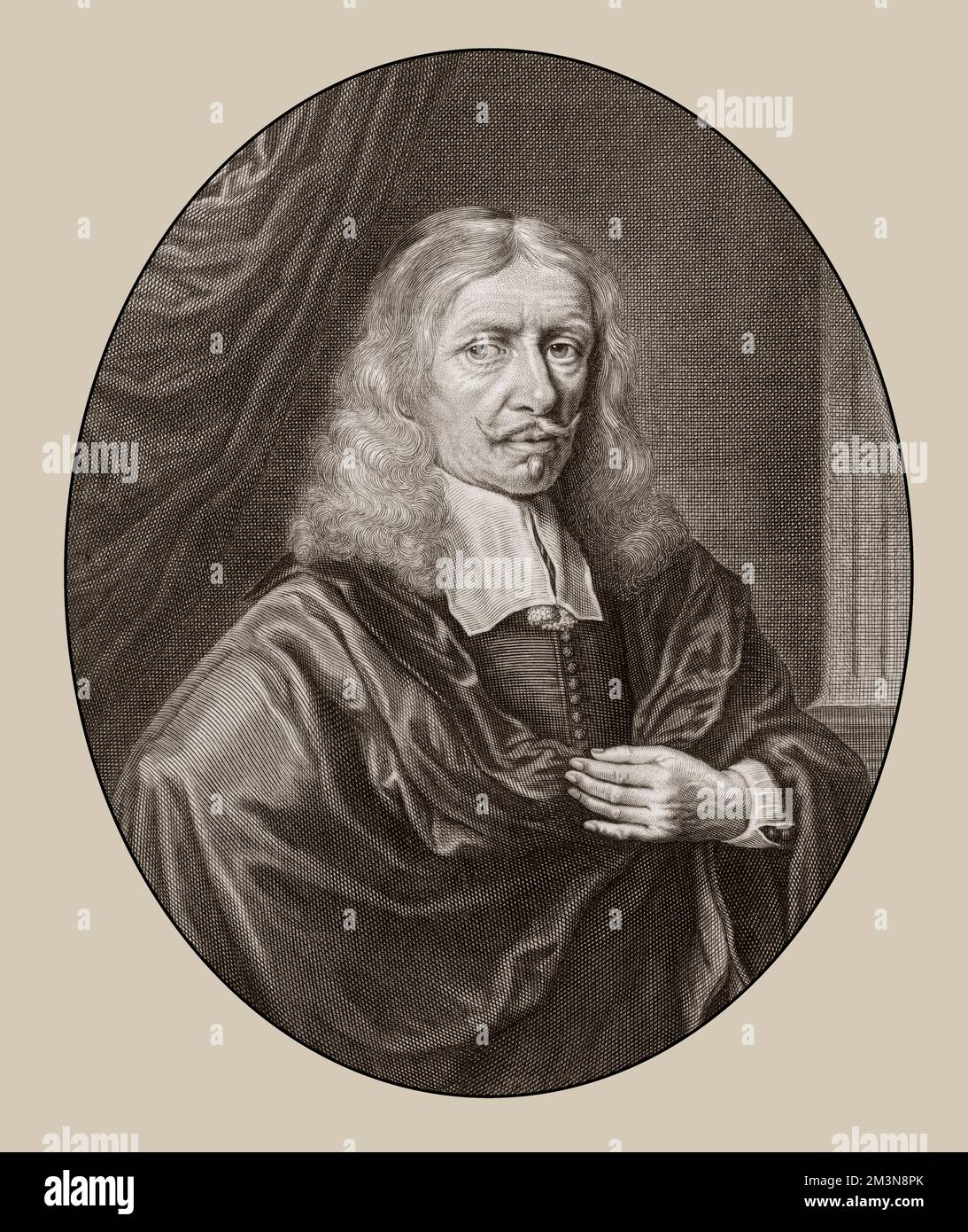 Johannes Hevelius, 1611–1687, maire de Danzig, astronome Banque D'Images