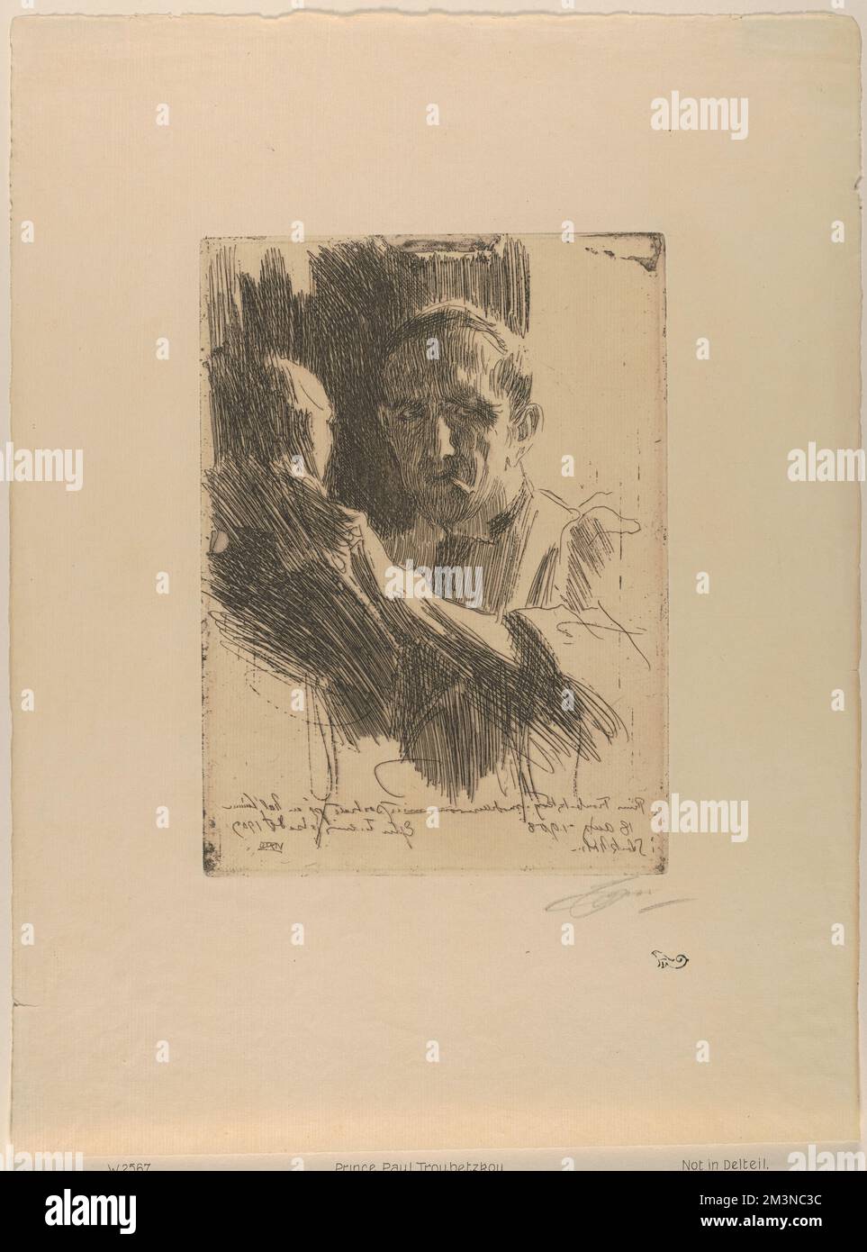 Prince Paul Troubetzkoy II (buste) , Sculpteurs, Princes, Trubet͡skoĭ, Pavel Petrovich, kni͡azʹ, 1866-1938 Banque D'Images