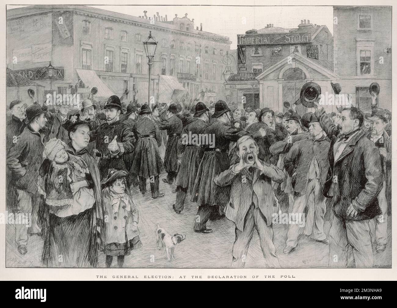 La Déclaration du sondage Banque D'Images