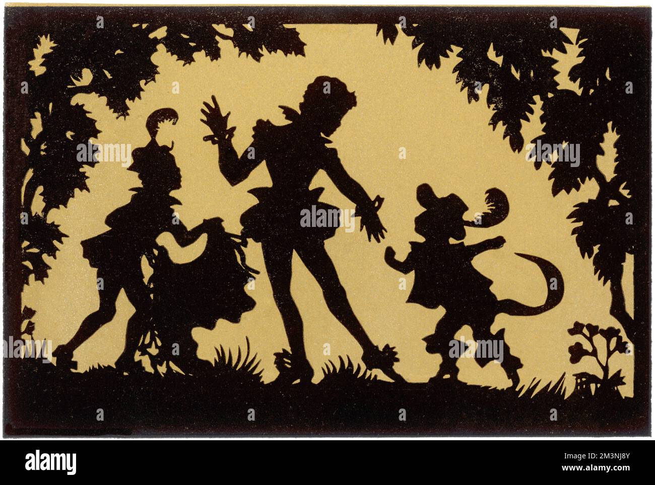 Puss in Boots' Master habillé de beaux vêtements Banque D'Images