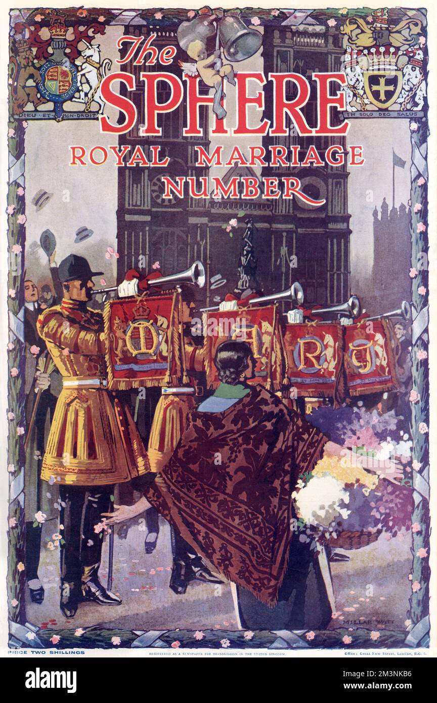 Le numéro de mariage royal sphère, couverture Banque D'Images