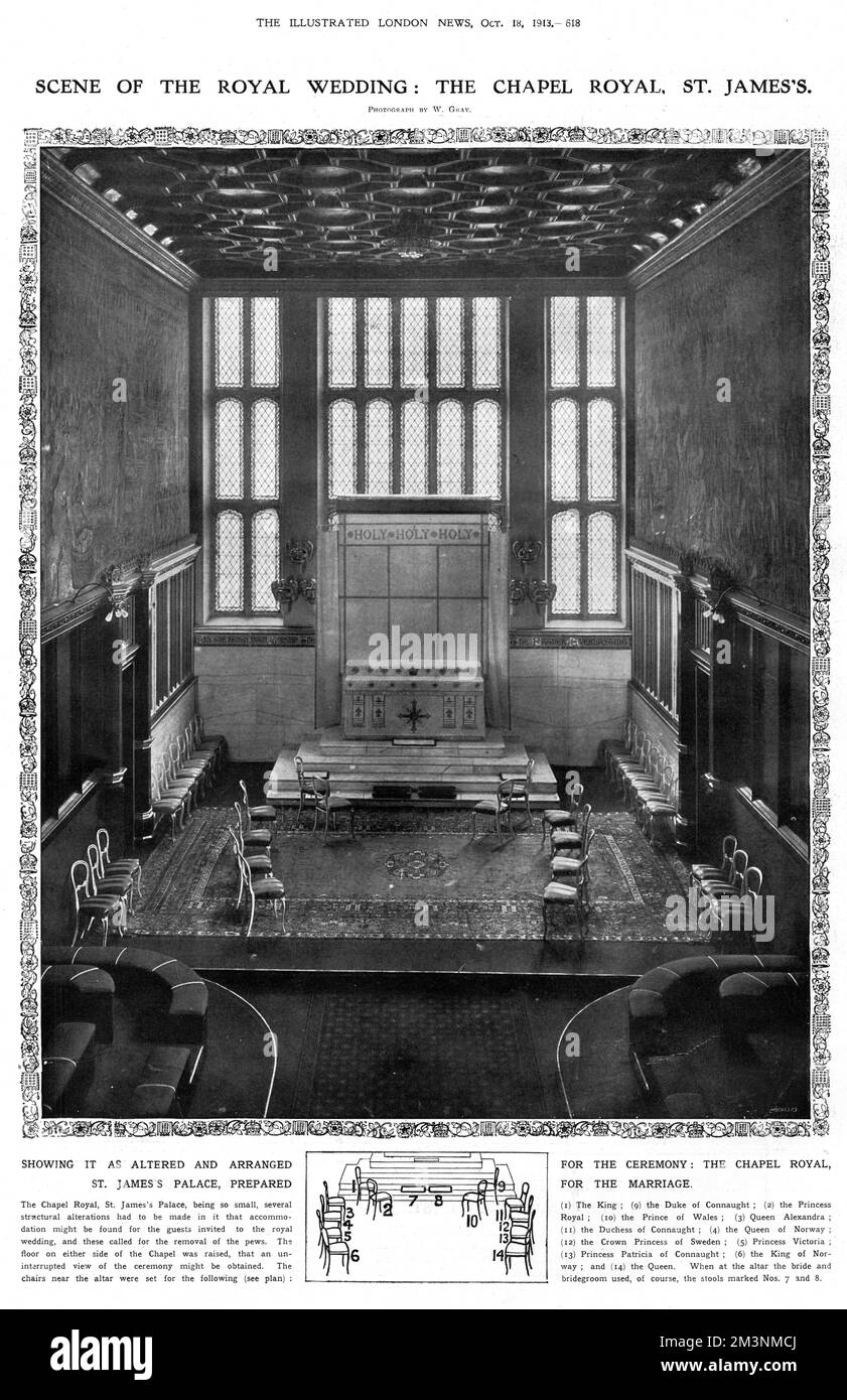 Chapelle Royale, composé de James's Palace Banque D'Images