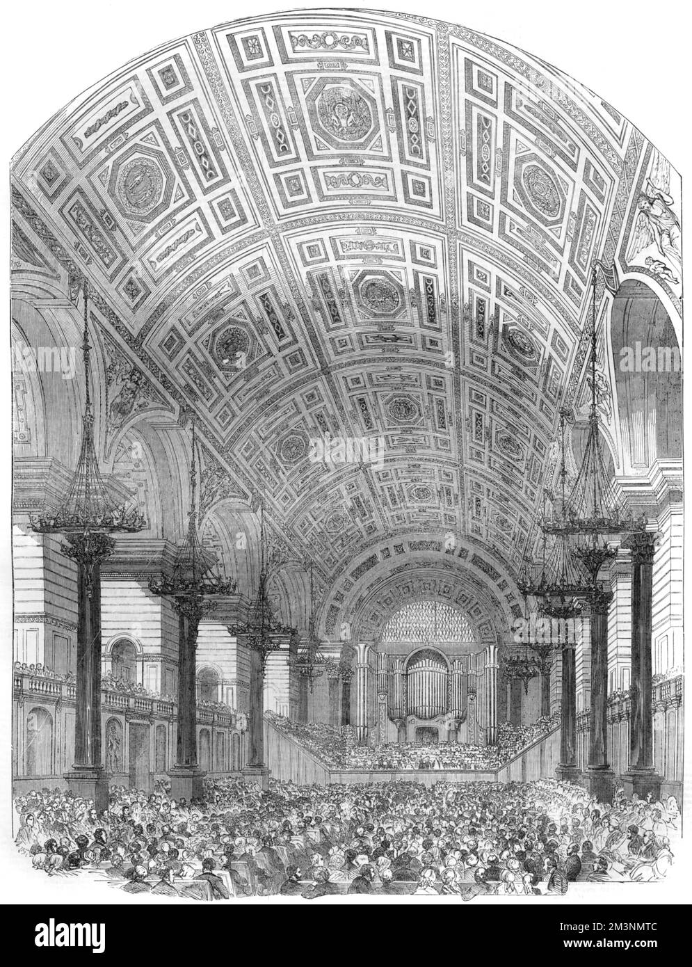 Inauguration du George's Hall, Liverpool, 1854 Banque D'Images