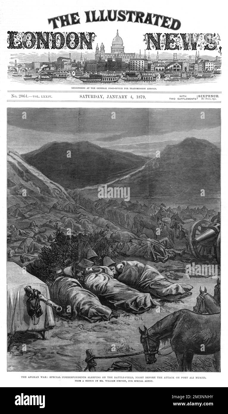 Guerre afghane 1878 - 1880 Banque D'Images