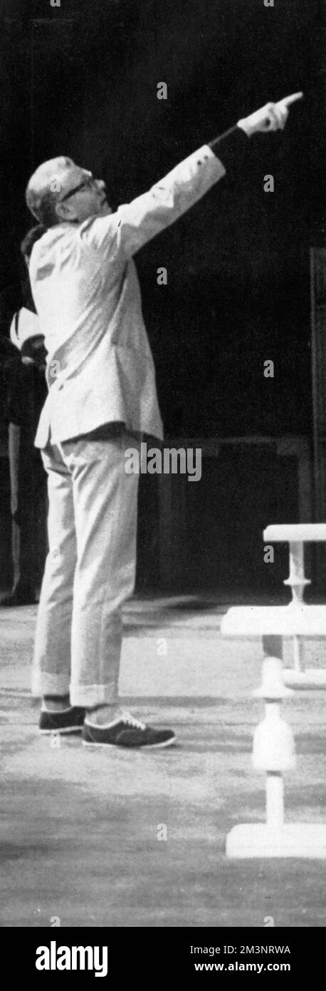 Laurence Olivier au Chichester Festival Theatre Banque D'Images