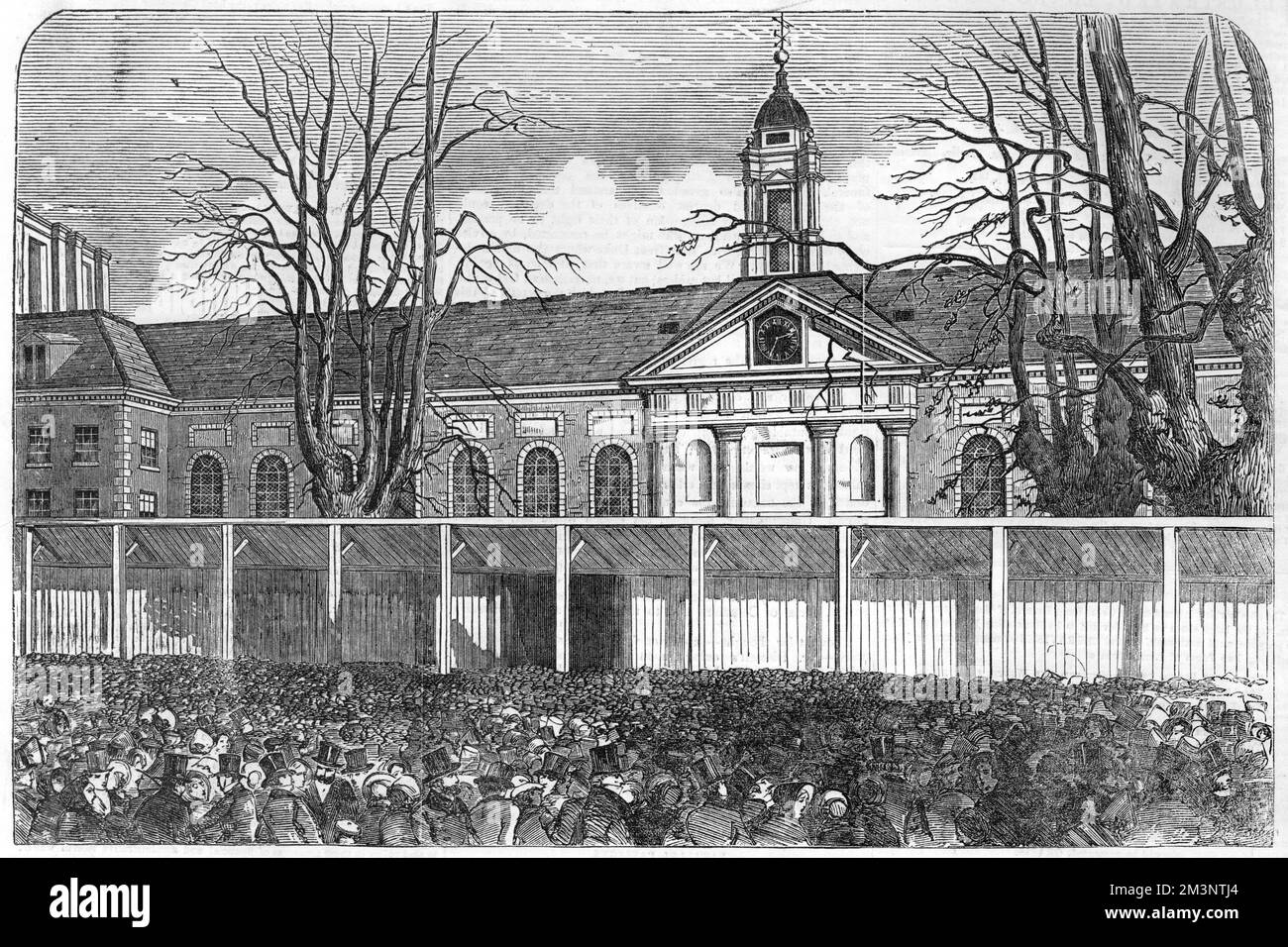 Hôpital de Chelsea, état gisant du duc de Wellington Banque D'Images