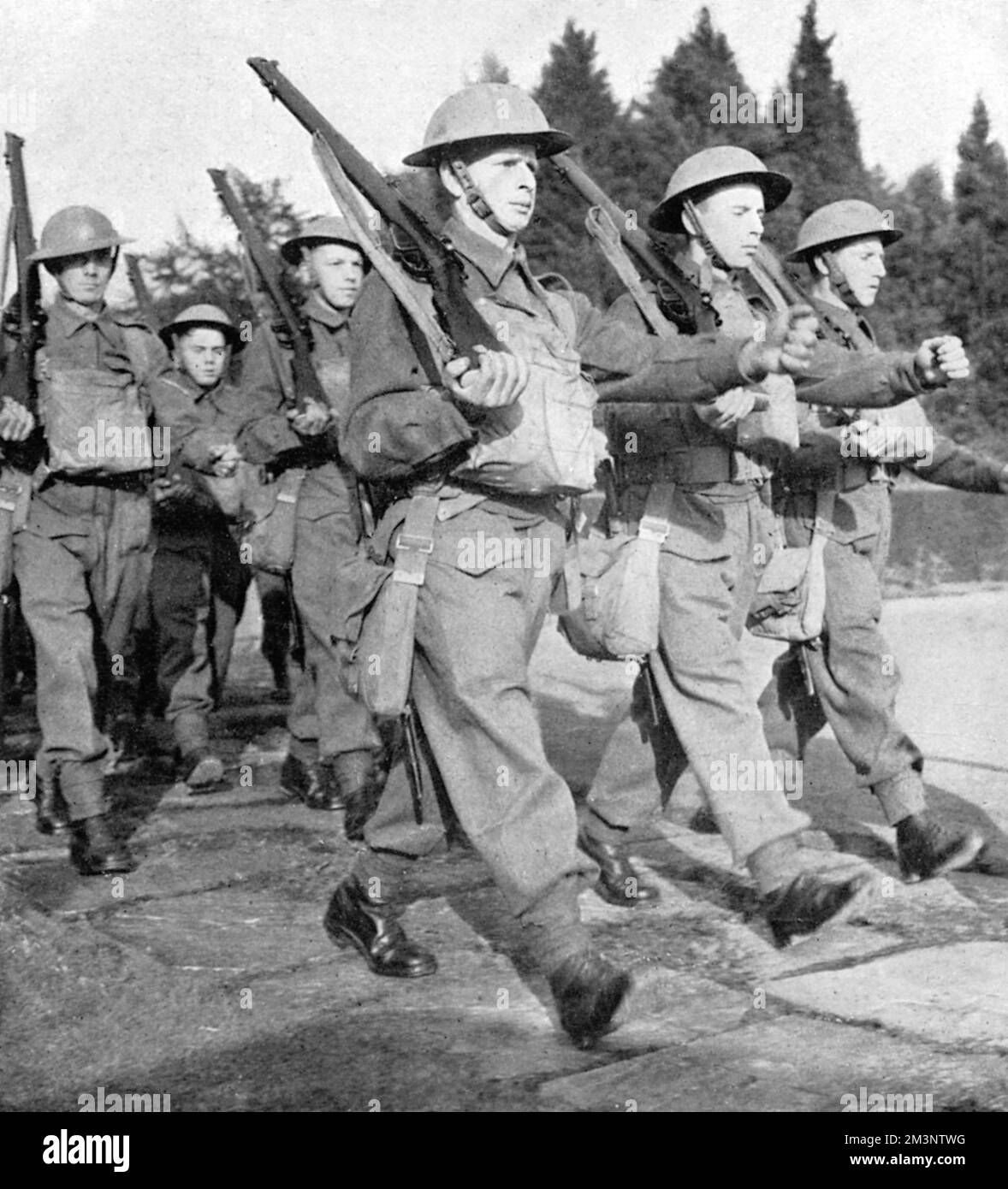 Tenue de combat de l'armée britannique, 1939 Banque D'Images