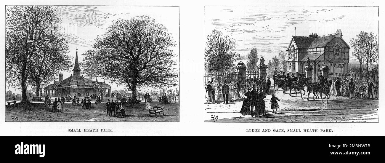 Small Heath Park Banque D'Images