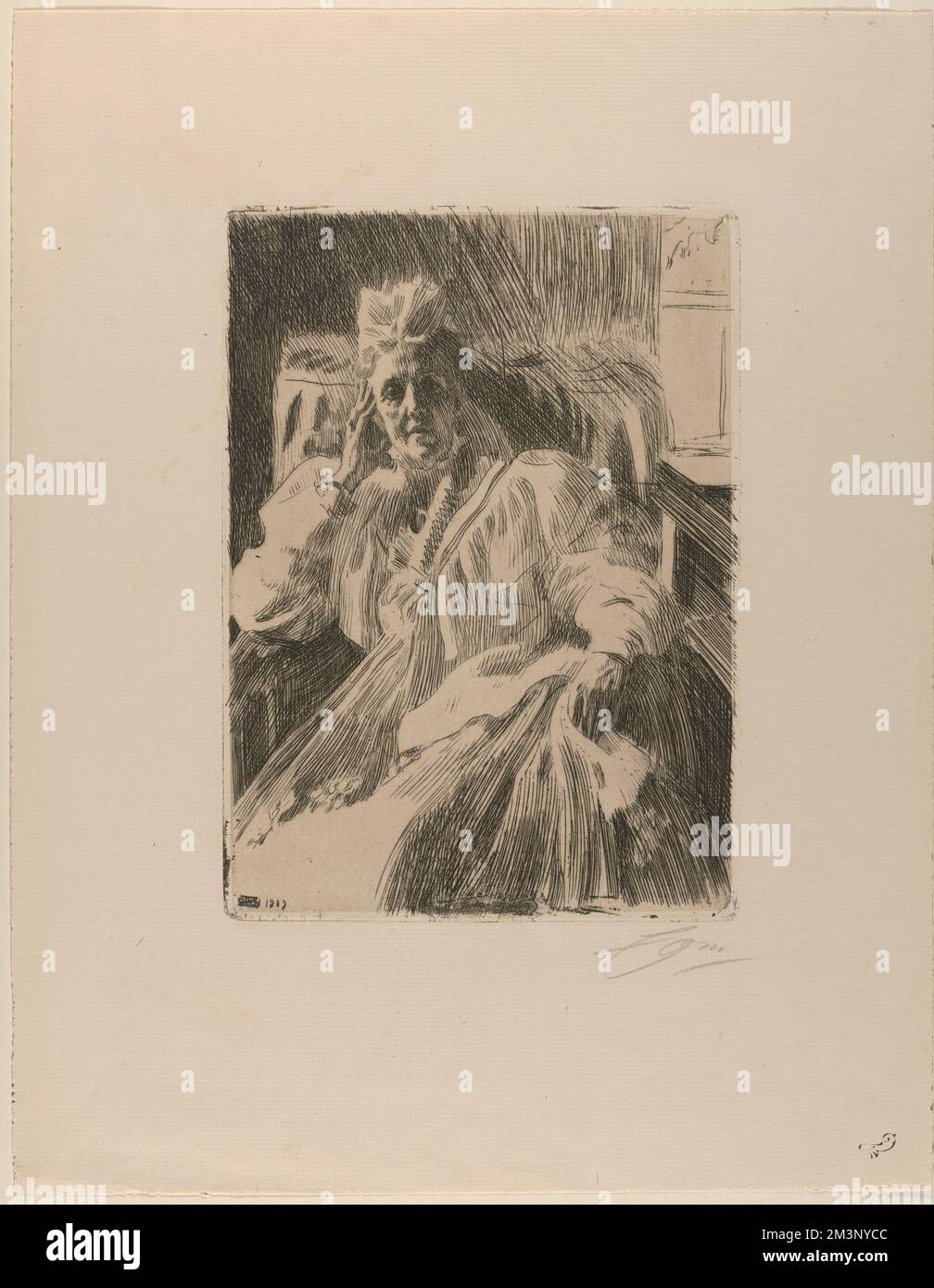 Reine Sophia , Reine, Sophie, Reine, consort d'Oscar II, Roi de Suède, 1836-1913 Banque D'Images