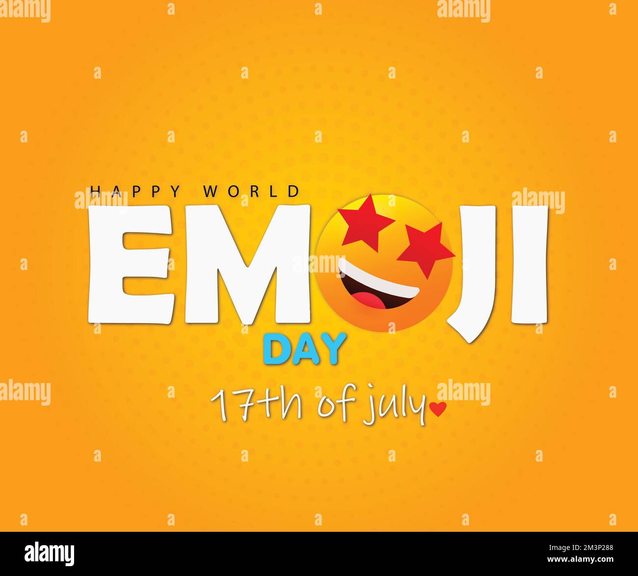 Happy World Smile Day emoji composition 17 juillet Illustration de Vecteur
