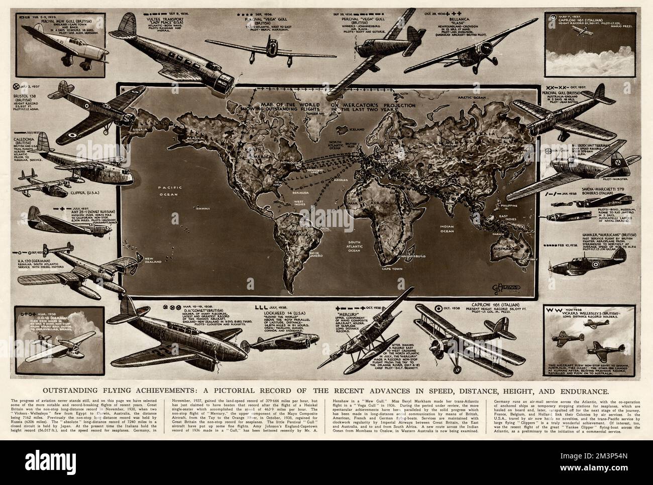 Réalisations exceptionnelles en vol Banque D'Images