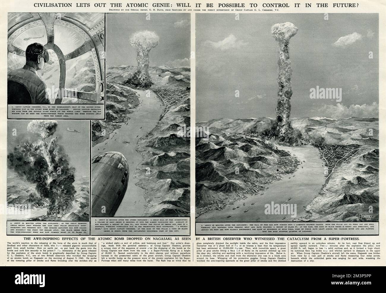 Comment contrôler le génie atomique par G. H. Davis Banque D'Images