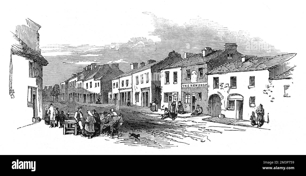 Rue à Ballingarry Banque D'Images