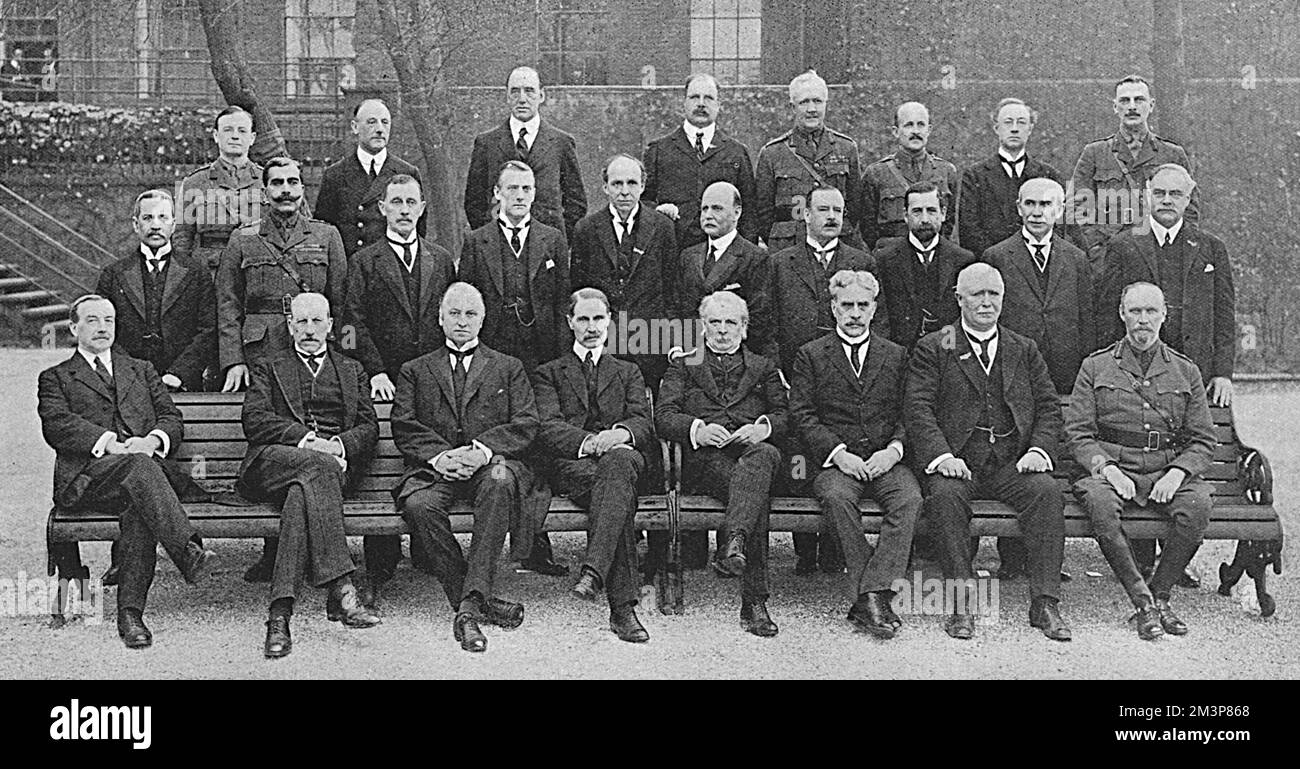 Cabinet impérial de guerre, 1917 Banque D'Images
