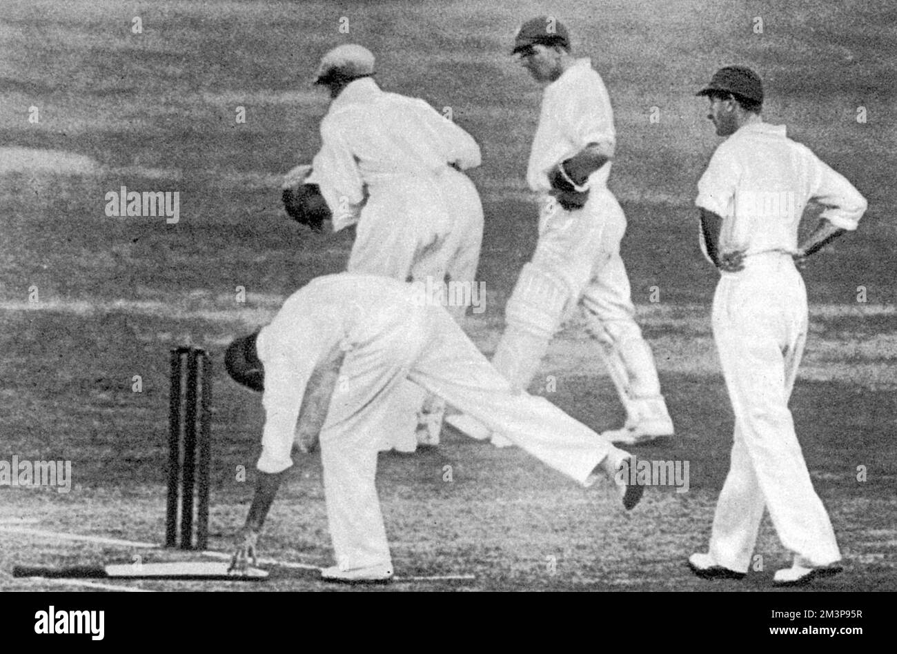 Tournée de cricket M.C.C. en Australie Banque D'Images