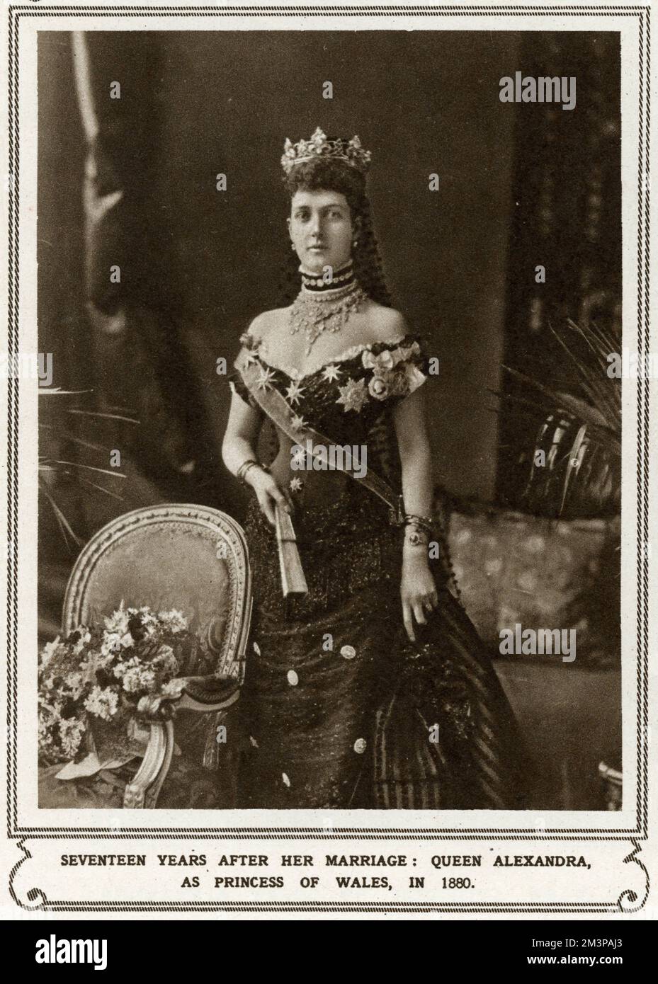 Princesse de Galles, plus tard reine Alexandra Banque D'Images
