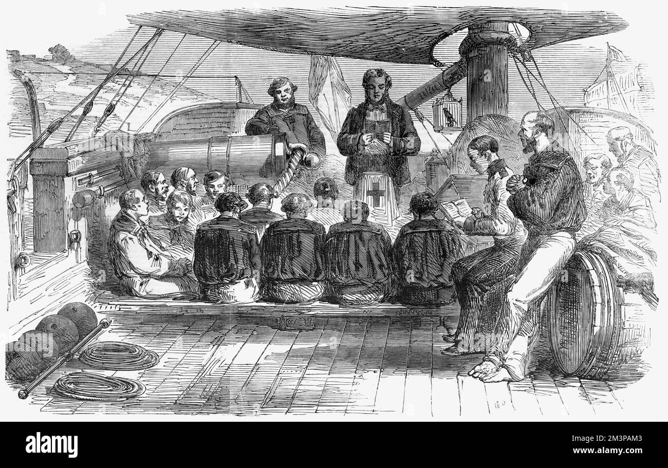 Équipage de canons aux prières Banque D'Images