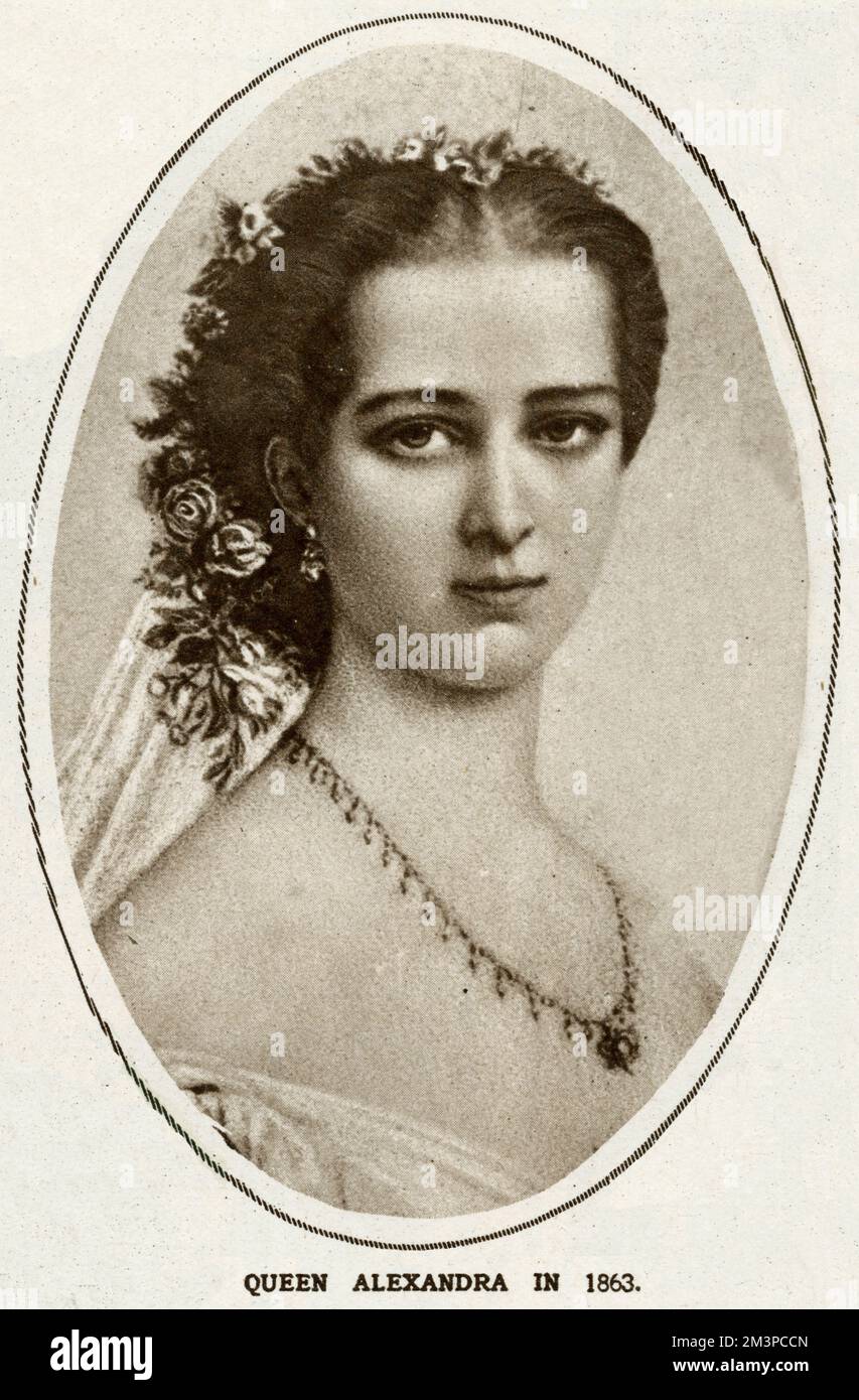 Alexandra de Danemark Banque D'Images