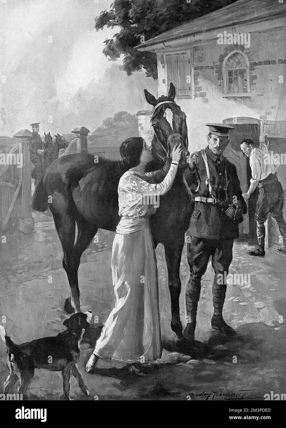 Commandeered - Goodbye Old Friend par Dudley Tennant Banque D'Images