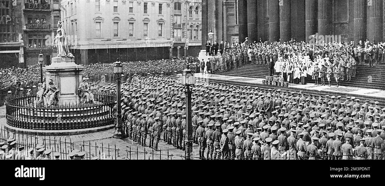 Great Drumhead Service for Soldiers, cathédrale de Paul Banque D'Images