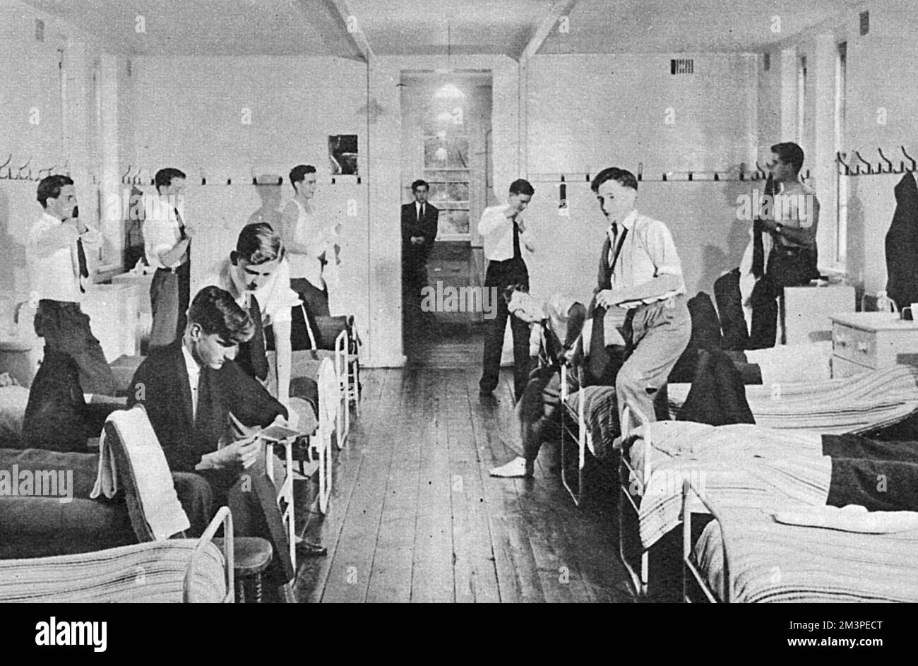 Dortoir au Malvern College Banque D'Images