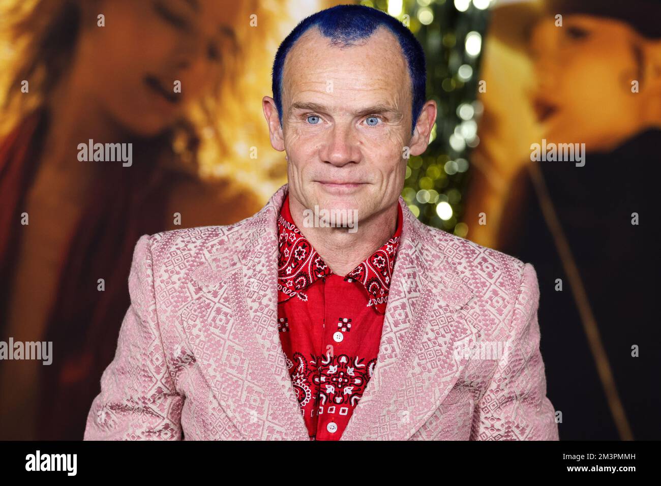 LOS ANGELES, CALIFORNIE, États-Unis - DÉCEMBRE 15 : le musicien australien-américain Flea (Michael Peter Balzary), bassiste du groupe de rock Red Hot Chili Peppers, arrive à la première projection mondiale de Paramount Pictures 'Babylone' tenue à l'Academy Museum of Motion Pictures sur 15 décembre 2022 à Los Angeles, Californie, États-Unis. (Photo de Xavier Collin/image Press Agency) Banque D'Images