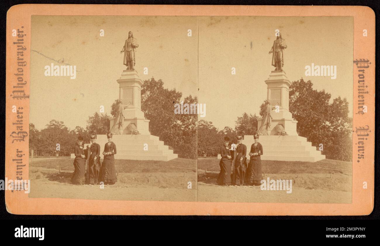 Monument Roger Williams , monuments et monuments commémoratifs, Parcs, sculpture publique Banque D'Images