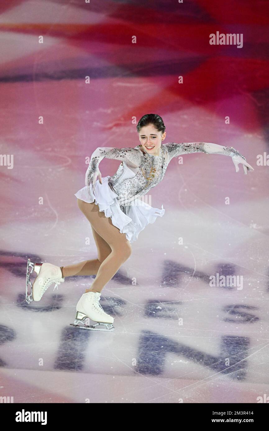 Isabeau LEVITO (Etats-Unis), lors du Gala de l'exposition, lors de la finale 2022 du Grand Prix de patinage artistique de l'UIP, à Palavela, sur 11 décembre 2022, à Turin, en Italie. (Photo de Raniero Corbelletti/AFLO) Banque D'Images