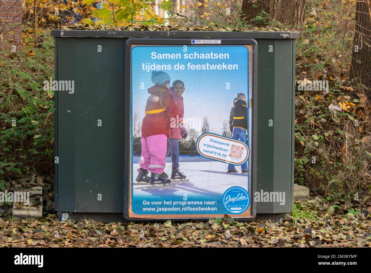 Panneaux d'affichage Jaap Edenbaan Building à Amsterdam, pays-Bas 15-12-2022 Banque D'Images