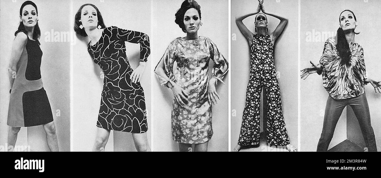 les modes des années 1960 Banque D'Images