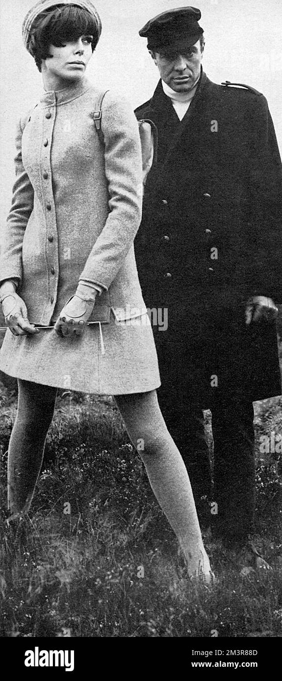 Les années 60 mode hivernale Banque D'Images